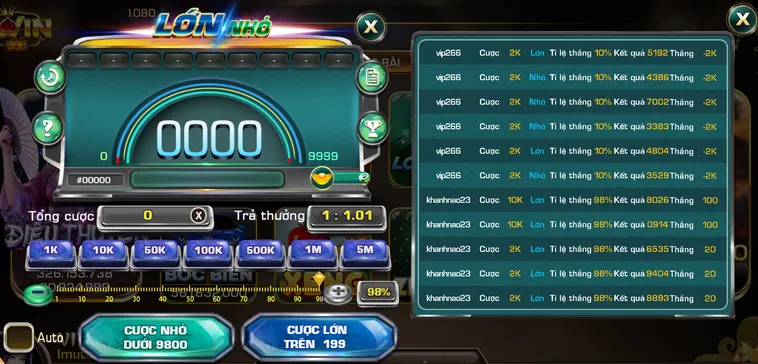Minigame Lớn Nhỏ Tại iWin Club Và Chiến Thuật Soi Cầu Tài Xỉu Đỉnh Cao 2026
