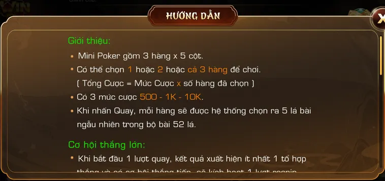 Chinh Phục Jackpot Khổng Lồ Với Trải Nghiệm Mini Poker Tại iWin Club Năm 2026