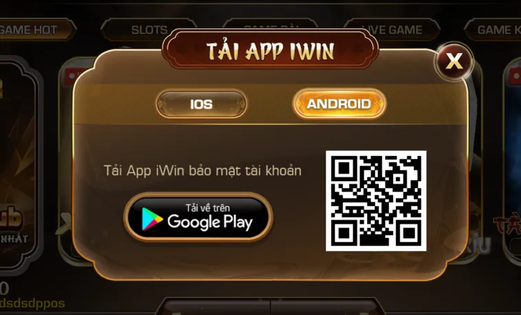 Tải ứng dụng về điện thoại ngay hôm nay! Giao diện mượt mà, tốc độ nhanh, thông báo nổ hũ realtime, nạp rút dễ dàng chỉ với 1 chạm.